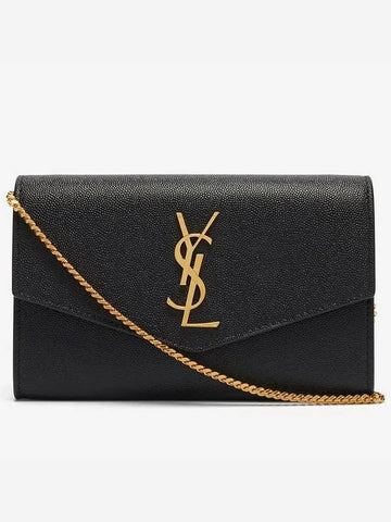 UPTOWN Uptown YSL Logo Rede Chain Cross Bag - SAINT LAURENT - BALAAN 1