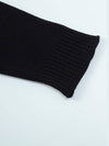 Boat Neck Long Sleeve Knit Black 4 Colors - CALLAITE - BALAAN 4