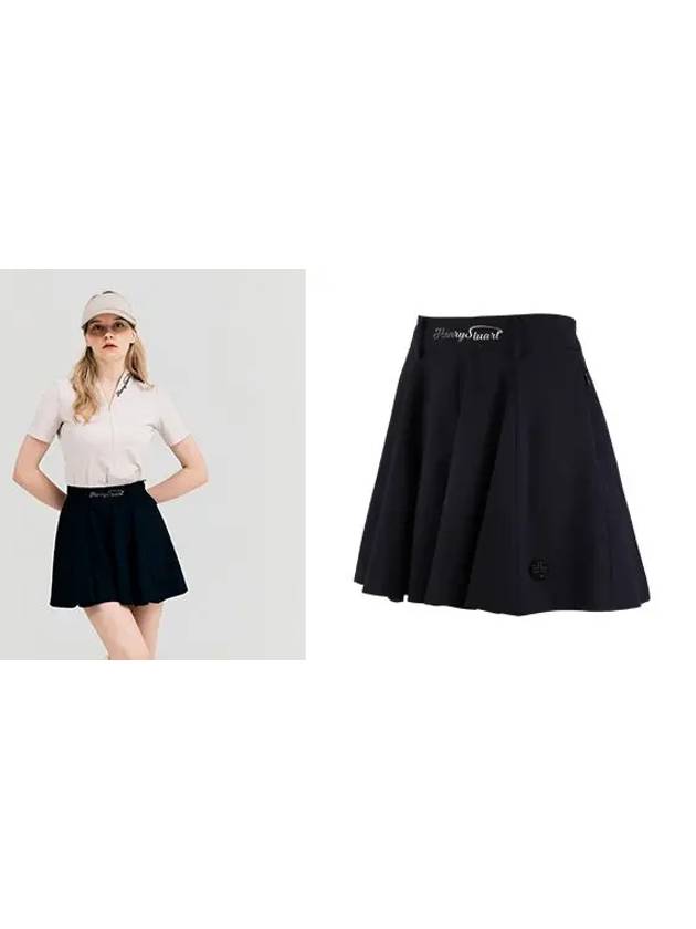 Golf Pleated Flare Skirt Navy - HENRY STUART - BALAAN 2