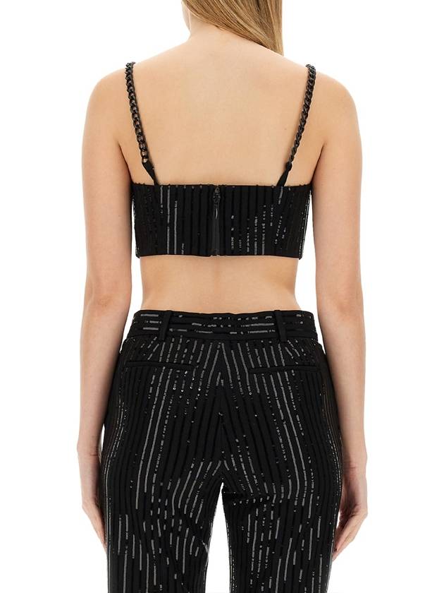 CREPE BUSTIER TOP - MICHAEL KORS - BALAAN 3