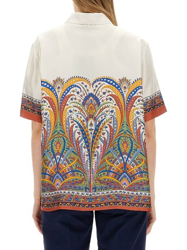 Etro Printed Silk Shirt - ETRO - BALAAN 3