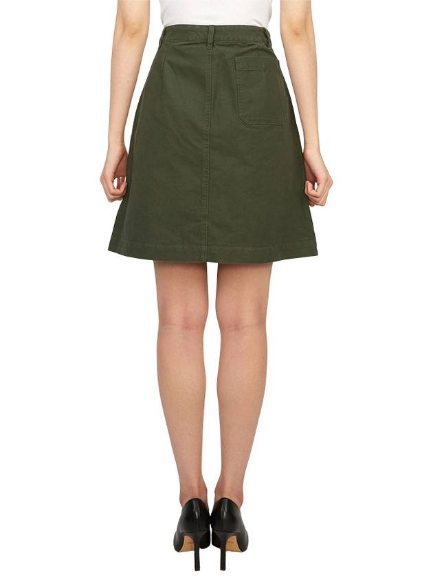 COGBJ F06299 KAF VERT FONCE Women s Mini Skirt - A.P.C. - BALAAN 6