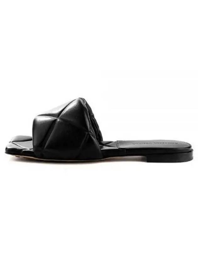 Women's Rubber Lido Slippers Black - BOTTEGA VENETA - BALAAN 2