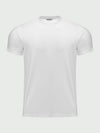 Unisex Daily Plain Muscle Fit T-Shirt White - MAVRK - BALAAN 1