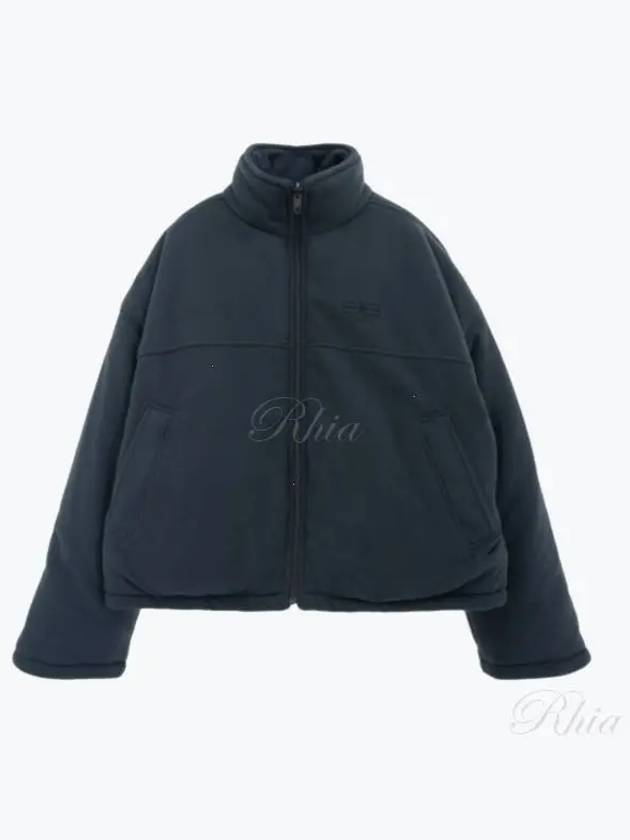 Men's BB Logo Reversible Zip-Up Jacket Black - BALENCIAGA - BALAAN 2