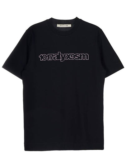 Logo Cotton Short Sleeve T-Shirt Black - 1017 ALYX 9SM - BALAAN 2