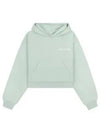 Cropped Cotton Hoodie Mint - SPORTY & RICH - BALAAN 2