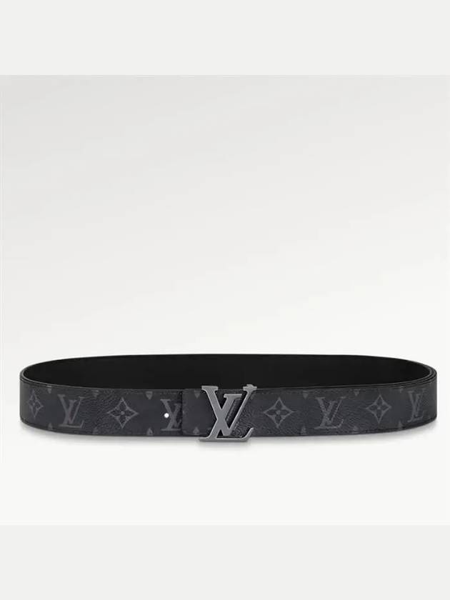 LV Initiales 35MM Reversible Monogram Leather Belt Black - LOUIS VUITTON - BALAAN 2