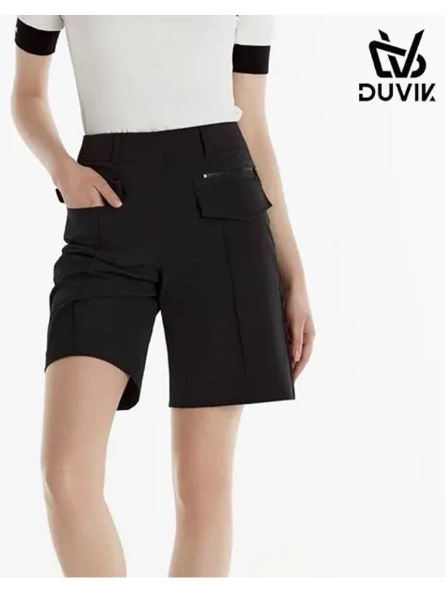 spandex pin tuck Bermuda 54 shorts DE2WPH341BK - DUVIK - BALAAN 4