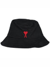 De Coeur Bucket Hat Black - AMI - BALAAN 3