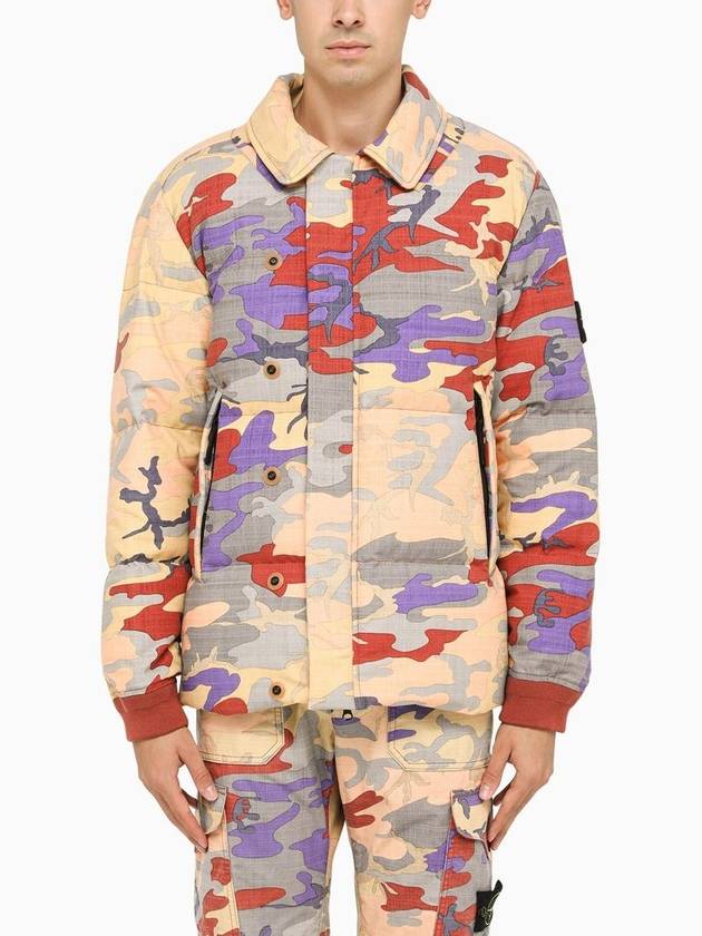 Camouflage Heritage Camo Ripstop Nylon Padding - STONE ISLAND - BALAAN 2