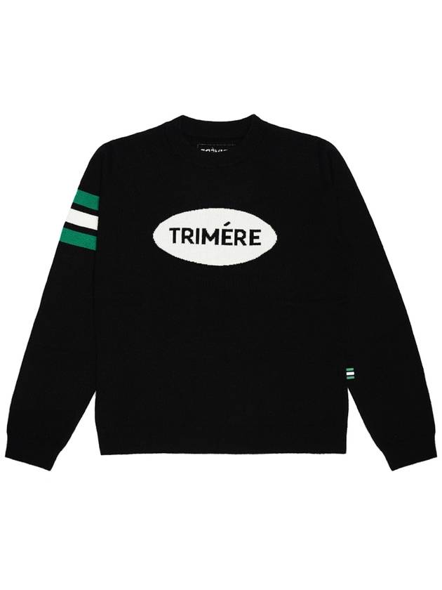 Signature line cashmere knit WOMAN BLACK TMFRN20209 - TRIMERE - BALAAN 2