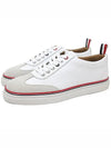 RWB Cupsole Rubber Calfskin Trainer Sneakers White - THOM BROWNE - BALAAN 2