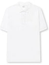 Monogram Motif Polo Shirt White - BURBERRY - BALAAN 3