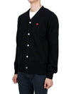 Red Wappen Wool Cardigan P1N080 AZ N080 051 1 - COMME DES GARCONS - BALAAN 4