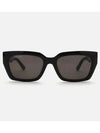 Eyewear Logo Square Frame Sunglasses Black - BALENCIAGA - BALAAN 2