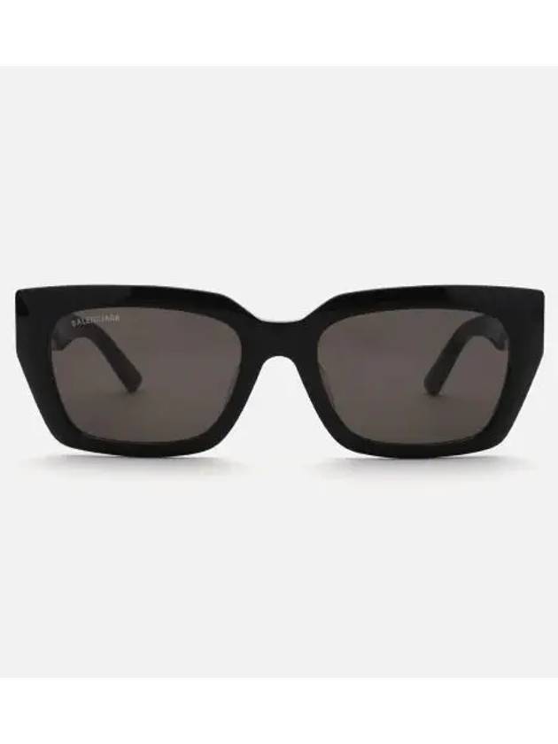 Eyewear Logo Square Frame Sunglasses Black - BALENCIAGA - BALAAN 2