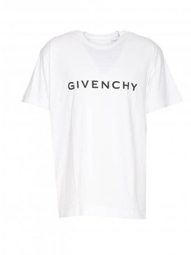 ARCHETYPE oversized t-shirt BM716N3YAC 100 B0011010322 - GIVENCHY - BALAAN 1