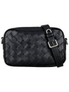 Intrecciato Camera Mini Cross Bag Black - BOTTEGA VENETA - BALAAN 3