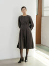 charcoal dart dress - YOUNESS - BALAAN 1