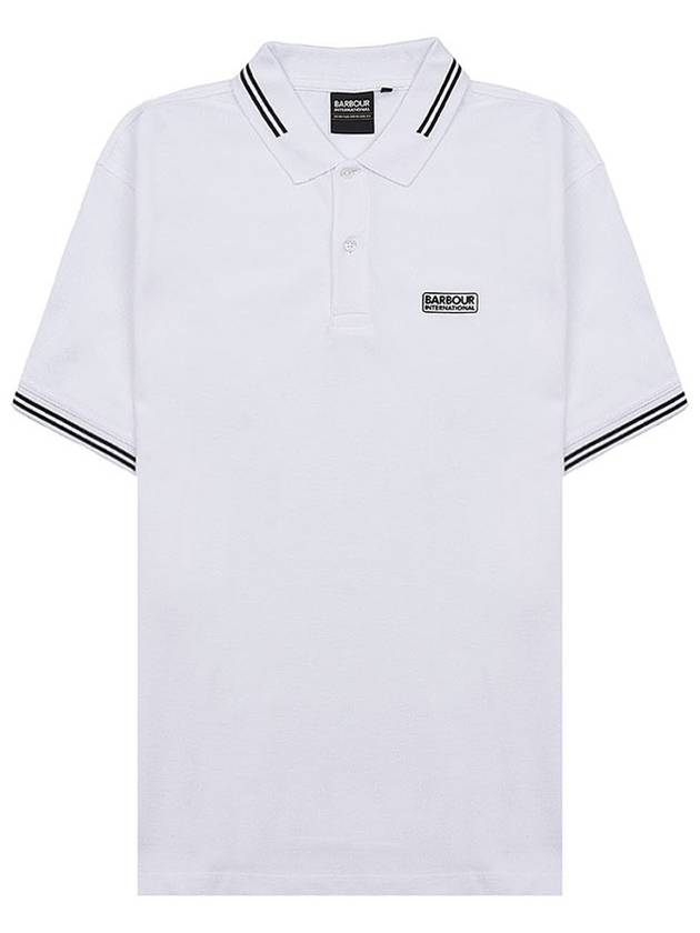 International Essential Tipped Short Sleeve Polo Shirt White - BARBOUR - BALAAN 10