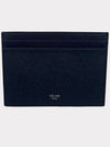 Logo card holder navy 10B763BFP 38SI - CELINE - BALAAN 2