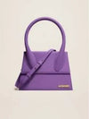 Le Grand Chiquito Large Signature Tote Bag Purple - JACQUEMUS - BALAAN 2