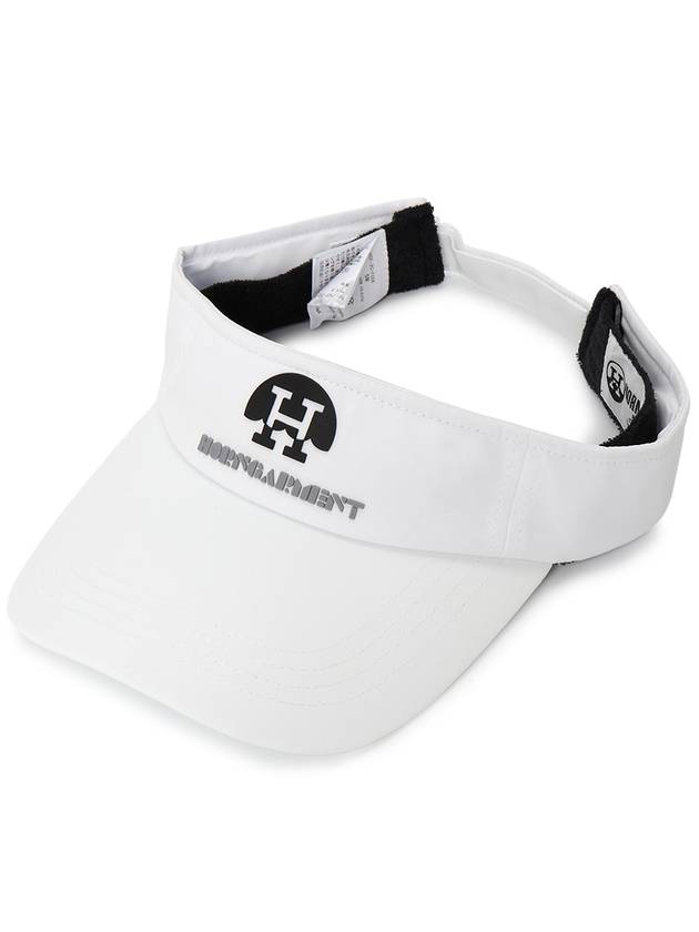 Golf Sun Cap HCF 2C FC06 WHITE Unisex - HORN GARMENT - BALAAN 1