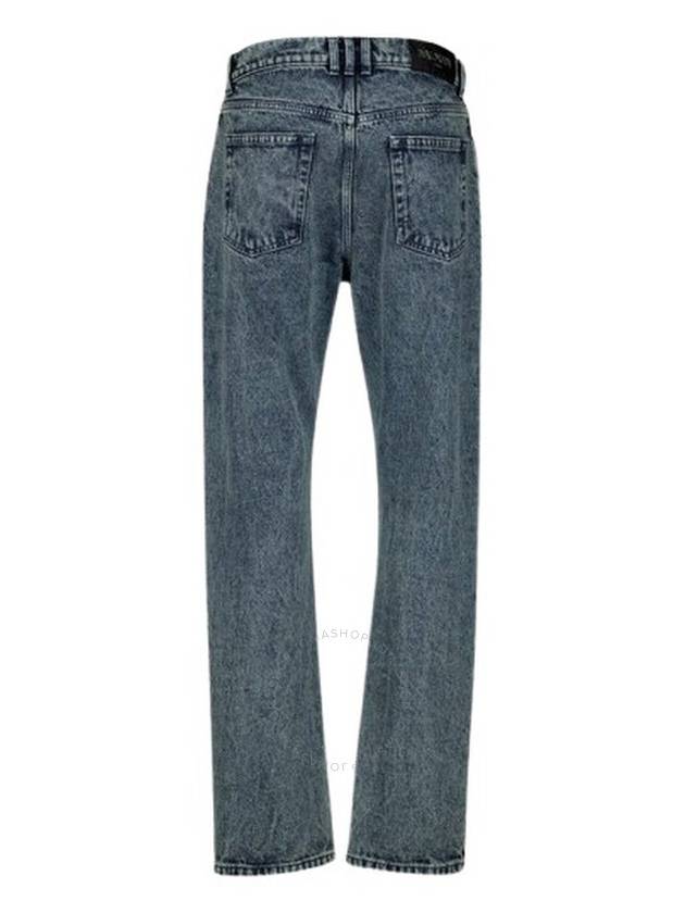 Balmain Logo-Applique Straight-Leg Jeans, Waist Size 31" - BALMAIN - BALAAN 2