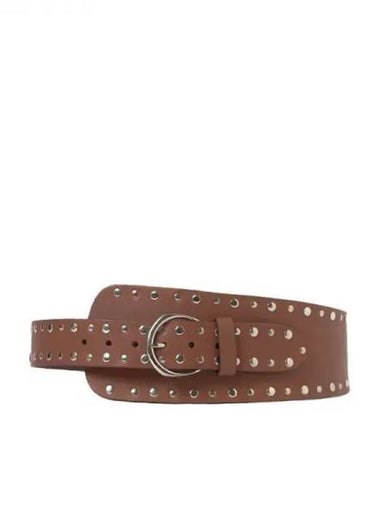 Gimaguas CASILDA studded leather belt - GIMAGUAS - BALAAN 1