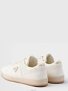 Downtown Nappa Leather Low Top Sneakers Ivory - PRADA - BALAAN 5