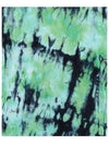 Tie Dye Printed Short Sleeve T-Shirt Green - AMI - BALAAN 6