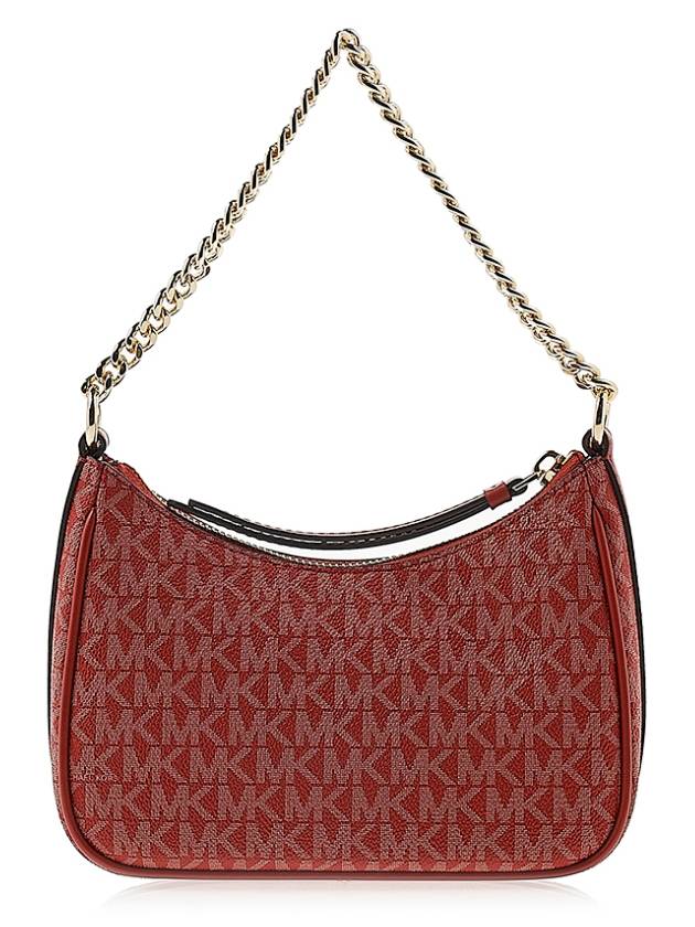 Jet Set Charm Small Nylon Gabardine Shoulder Bag Bright Terracotta - MICHAEL KORS - BALAAN 4