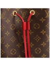 Monogram Neonoe Bucket Bag Brown Red - LOUIS VUITTON - BALAAN 6