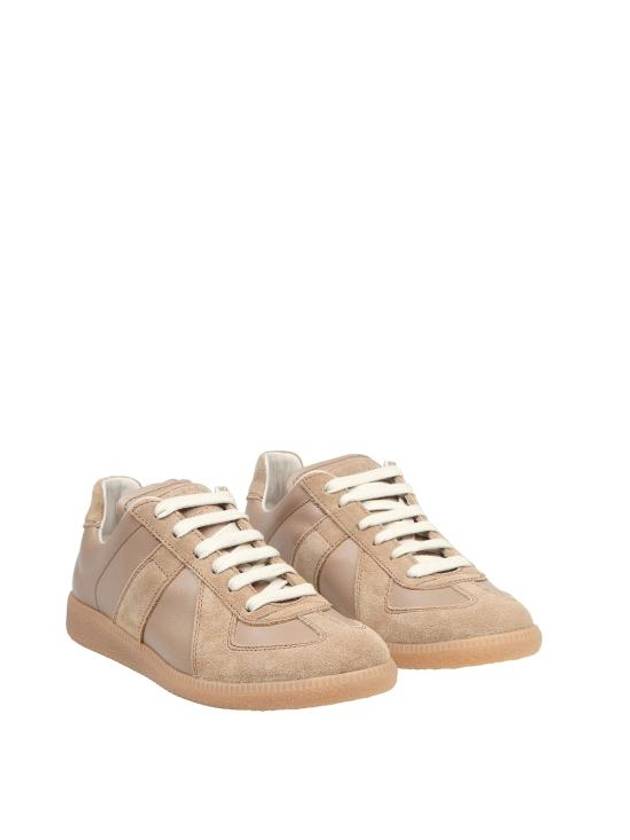 Replica Calfskin Low Top Sneakers Brown - MAISON MARGIELA - BALAAN 3