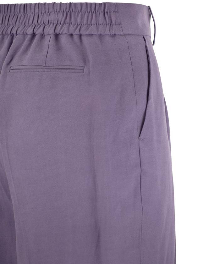 DAISY - Viscose and linen trousers - PT TORINO - BALAAN 4