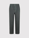 Homme Pliss Issey Miyake Straight Pants HP48JF119 63 MOSS GREEN - ISSEY MIYAKE - BALAAN 1