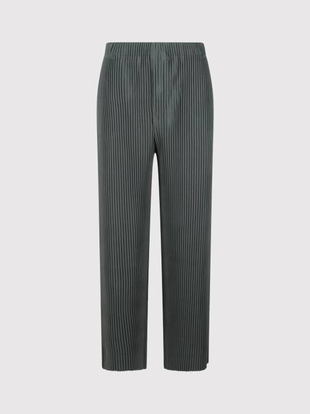 Homme Pliss Issey Miyake Straight Pants HP48JF119 63 MOSS GREEN - ISSEY MIYAKE - BALAAN 1