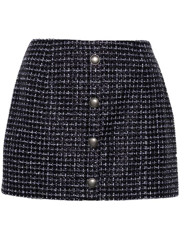 24 ss Sequin Check Tweed Mini Skirt FABX3634F42501844 B0711050424 - ALESSANDRA RICH - BALAAN 2