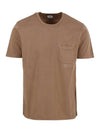 Small Logo Pocket Cotton Short Sleeve T-Shirt Beige - CP COMPANY - BALAAN 1