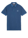 Wappen Cotton Short Sleeve Polo Shirt Navy - STONE ISLAND - BALAAN 1