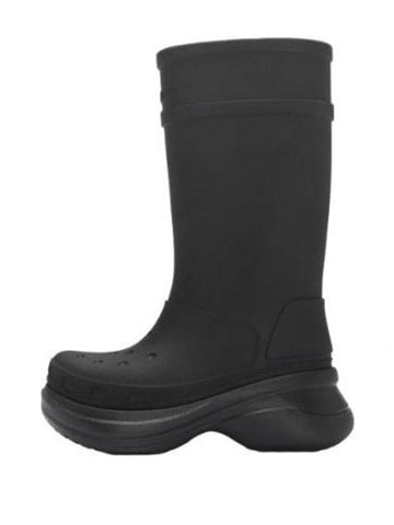 Walker Black Rubber Crocs Boots - BALENCIAGA - BALAAN 1