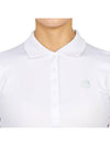 Golf wear polo brushed long sleeve t-shirt G01562 001 - HYDROGEN - BALAAN 6