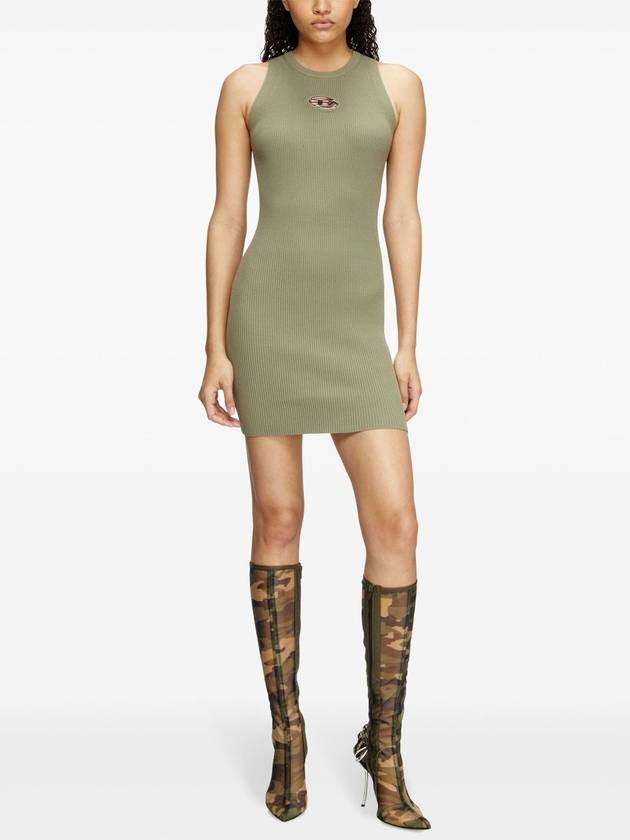 M Caddix Mini Short Dress Green - DIESEL - BALAAN 4