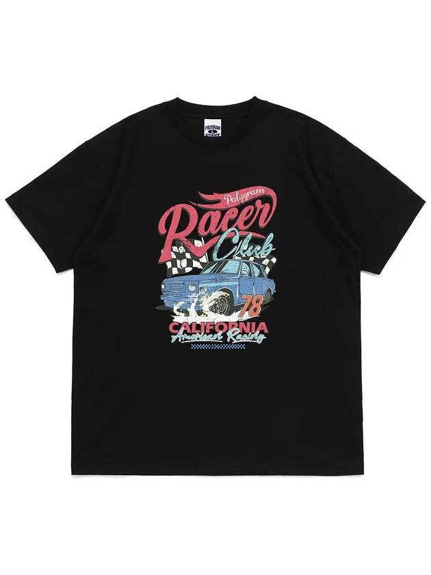 RACER CLUB T SHIRTS BLACK - POLYGRAM - BALAAN 3