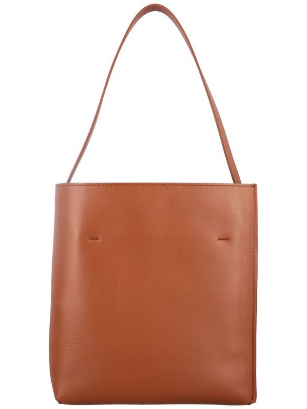 Museo Logo Patch Small Tote Bag Brown - MARNI - BALAAN 5