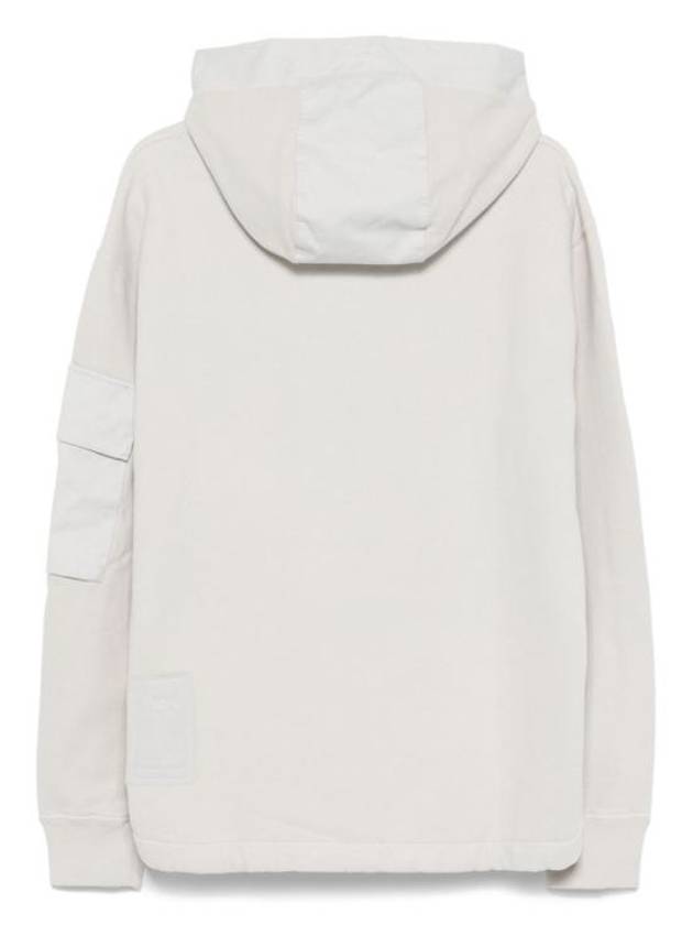 Pocket Hoodie White - TEN C - BALAAN 3