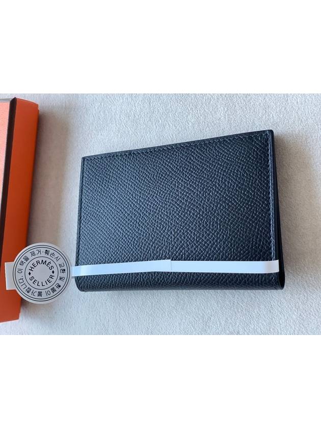 MC² Euclide Card Holder Epsom  Noir Black - HERMES - BALAAN 6