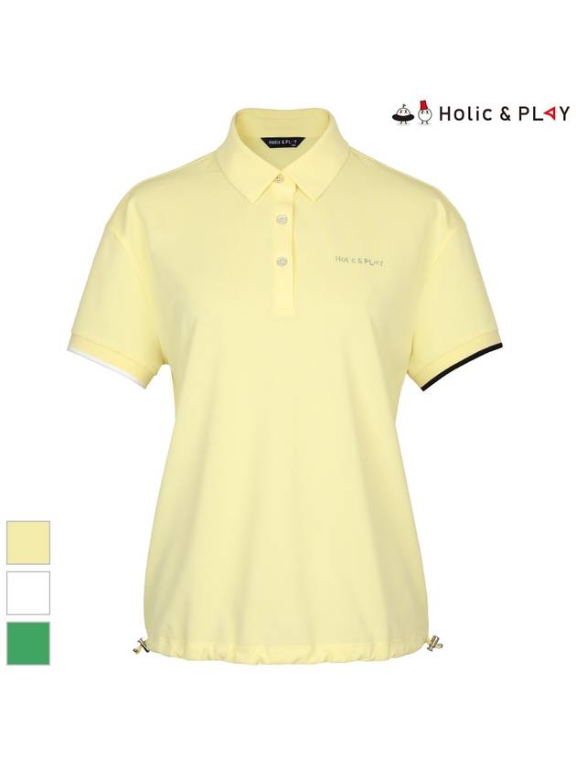 Uveil PQ sleeve color combination t-shirtHC2WTS013 - HOLIC&PLAY - BALAAN 1