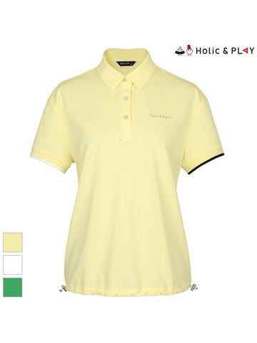 Uveil PQ sleeve color combination t-shirtHC2WTS013 - HOLIC&PLAY - BALAAN 1